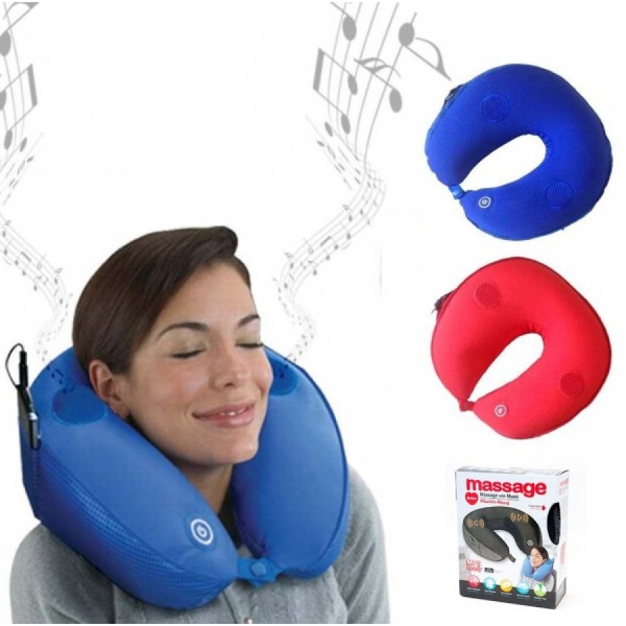 Music Mp3 Massage Pillow with Vibration